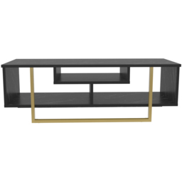 Decorotika Asal Bendire and Gold Wide TV Unit - Size: 40.2 x 119.4 x 35.2cm - Multi - Wilko - thumbnail 7