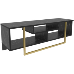 Decorotika Asal Bendire and Gold Wide TV Unit - Size: 40.2 x 119.4 x 35.2cm - Multi - Wilko - thumbnail 3