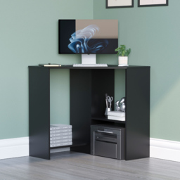 Vida Designs Hetton Corner Computer Desk Black - Size: 76 x 100 x 70cm - Wilko - thumbnail 4