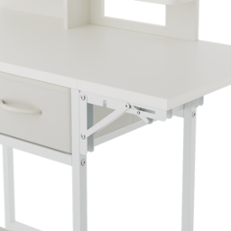 Living and Home 2 Drawer White LED Mirror Dressing Table Set - Size: 136.2 x 83.2 x 40cm - Wilko - thumbnail 7