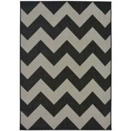 County Monochrome Rug Grey Black 160 x 230cm - Multi - Homemaker - Wilko - thumbnail 1