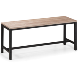 Julian Bowen Tribeca 4 Seater Dining Set Oak - Black - Wilko - thumbnail 6