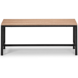 Julian Bowen Tribeca 4 Seater Dining Set Oak - Black - Wilko - thumbnail 7
