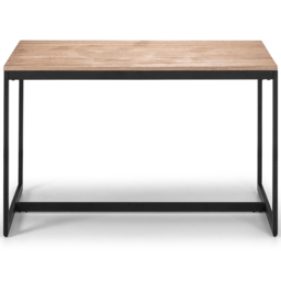 Julian Bowen Tribeca 4 Seater Dining Set Oak - Black - Wilko - thumbnail 5