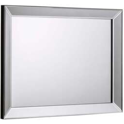 Julian Bowen Soprano All Glass Wall Mirror - Size: 80 x 60cm - Clear - Wilko - thumbnail 1