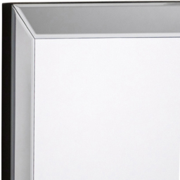 Julian Bowen Soprano All Glass Wall Mirror - Size: 80 x 60cm - Clear - Wilko - thumbnail 4