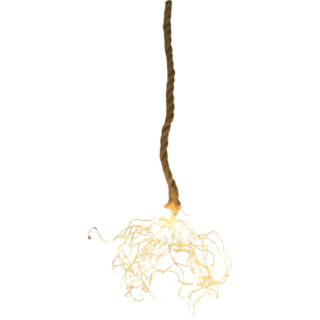 Luxform Branch Brown Hemp Rope Light - Size: 35 x 35 x 100cm - Wilko - image 1