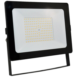 ENER-J 4000K 100W Slim LED Floodlight - Size: 40 x 20 x 10cm - Black - Wilko
