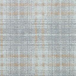 Desser Clifton 2 Seater Natural Rattan Check Fabric Sofa - Grey - Wilko - thumbnail 5