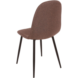 Core Products Aspen 4 Seater Foiled Top Upholstered Rectangular Dining Set Aged Oak Effect - Size: 80 x 120 x 75cm - n/a - Wilko - thumbnail 7