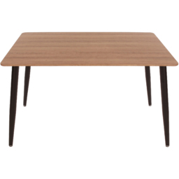 Core Products Aspen 4 Seater Foiled Top Upholstered Rectangular Dining Set Aged Oak Effect - Size: 80 x 120 x 75cm - n/a - Wilko - thumbnail 5