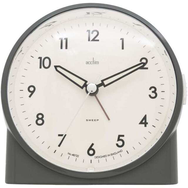 Acctim Arlo London Sky Sweep Alarm Clock - Size: 6 x 11.5 x 11.6cm - Multi - Wilko - image 1