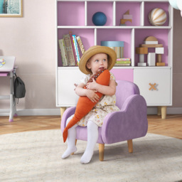 Tommy Toys Purple Cloud Shaped Kids Armchair - Wilko - thumbnail 5