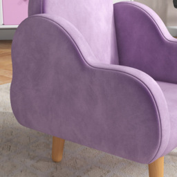Tommy Toys Purple Cloud Shaped Kids Armchair - Wilko - thumbnail 4