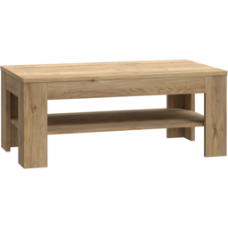 Florence Grafton Single Shelf Oak Coffee Table - Size: 45.5 x 110 x 60cm - Brown - Furniture To Go - Wilko - thumbnail 3
