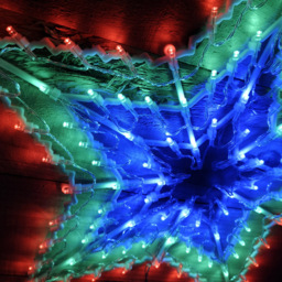 Samuel Alexander 100 Multicolour LED Outdoor Window Star Light 50cm - Size: 5cm - Wilko - thumbnail 3