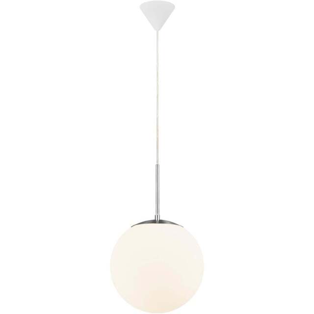 Nordlux Cafe 25 Opal White Pendant Light - Size: 39 x 25 x 39cm - Wilko - image 1
