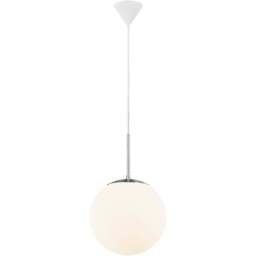 Nordlux Cafe 25 Opal White Pendant Light - Size: 39 x 25 x 39cm - Wilko - thumbnail 1