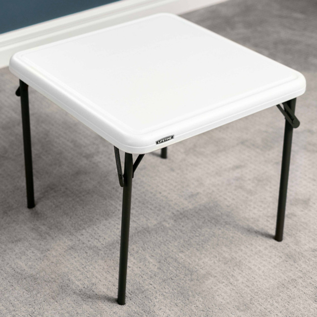 Lifetime Products Kids Square Essential Table - Size: 53.5 x 61.2 x 61.2cm - Cream - Wilko - image 1