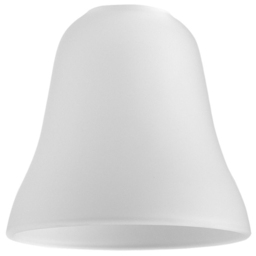 ValueLights Olympus Bell Frosted Glass Shade 3 Pack - Size: 10.5 x 14 x 14cm - White - Wilko - thumbnail 3
