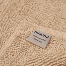 Misona Loop Natural Reversible Organic Cotton Bath Mat 50 x 80cm - Size: 50 x 80 x 1cm - Wilko - thumbnail 3