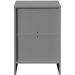 Oslo 3 Drawer Grey Bedside Table - Birlea - Wilko - thumbnail 6