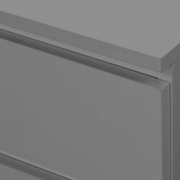 Oslo 3 Drawer Grey Bedside Table - Birlea - Wilko - thumbnail 3