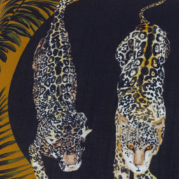 Paoletti Leopardis Black Trio Printed Polyester Filled Outdoor Cushion 50 x 50cm - Wilko - thumbnail 5