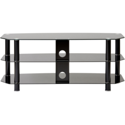 TTAP Vantage 2 Shelf Black TV Stand 1050mm - Size: 50.7 x 105 x 40cm - Wilko - thumbnail 6