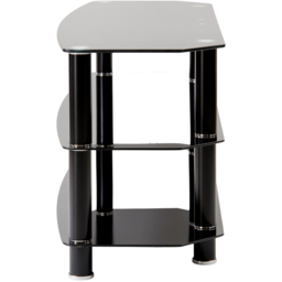 TTAP Vantage 2 Shelf Black TV Stand 1050mm - Size: 50.7 x 105 x 40cm - Wilko - thumbnail 5