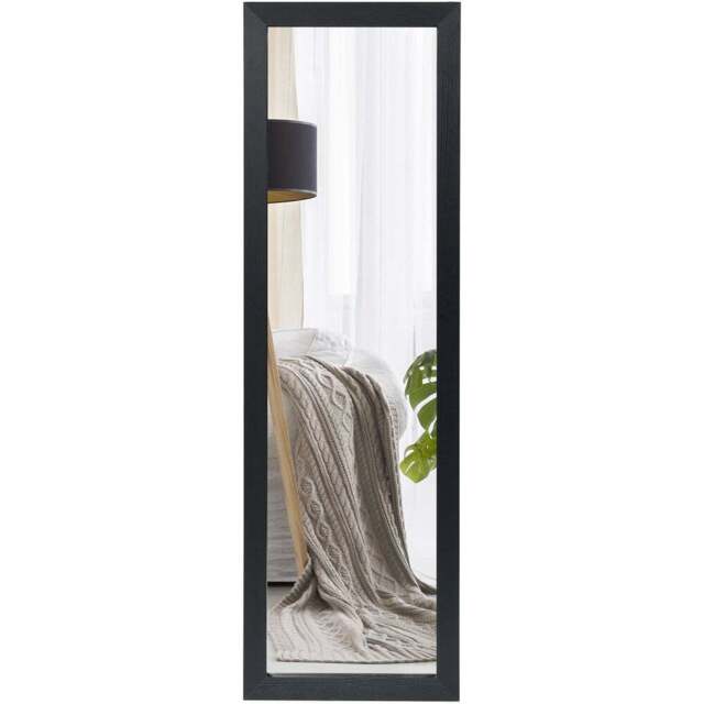 Costway Black Full Body Wall Mounted Dressing Mirror - Size: 131 x 43 x 9cm - Wilko - image 1