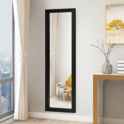 Costway Black Full Body Wall Mounted Dressing Mirror - Size: 131 x 43 x 9cm - Wilko - thumbnail 3