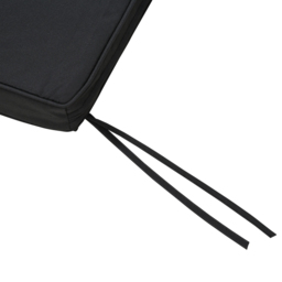Outsunny 2 Seater Black Bench Cushion 110 x 46cm - Size: Single - Wilko - thumbnail 4