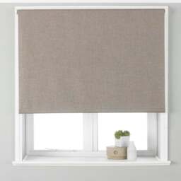 Riva Home Twilight Thermal Blackout Roller Blind Natural 61cm - Size: 6162cm - Cream - Wilko