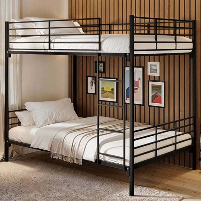 Flair Metayal Small Double Black Bunk Bed - Wilko - image 1