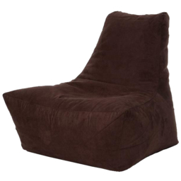 Kaikoo Chocolate Brushed Faux Suede Slammer Chair - Size: Single - Brown - Wilko - thumbnail 3