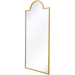 MirrorOutlet The Genestra Gold Contemporary Wall and Leaner Garden Mirror 190 x 85cm - Size: 190 x 85 x 3cm - Wilko - thumbnail 4