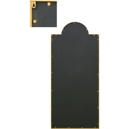 MirrorOutlet The Genestra Gold Contemporary Wall and Leaner Garden Mirror 190 x 85cm - Size: 190 x 85 x 3cm - Wilko - thumbnail 5