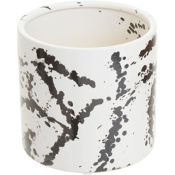 Premier Housewares Black Sorrell Ceramic Planter Small - Size: 14 x 14 x 13cm - Wilko - thumbnail 4