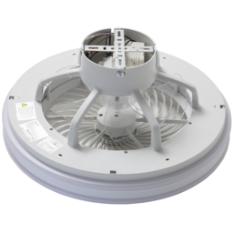 Living and Home Acrylic LED Ceiling Fan Light 21 inch - Size: 20 x 52.5 x 52.5cm - White - Wilko - thumbnail 4