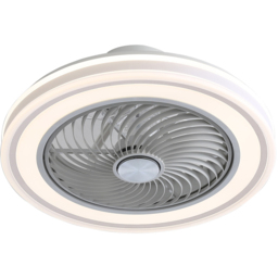 Living and Home Acrylic LED Ceiling Fan Light 21 inch - Size: 20 x 52.5 x 52.5cm - White - Wilko - thumbnail 1