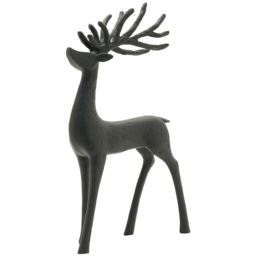 The Christmas Gift Co Black Deer Standing Ornament - Size: 31 x 5 x 19cm - The Christmas Gift Co. - Wilko - thumbnail 6