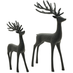 The Christmas Gift Co Black Deer Standing Ornament - Size: 31 x 5 x 19cm - The Christmas Gift Co. - Wilko - thumbnail 5