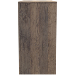 Crowndale New York 3 Drawer White Matt and Vintage Oak Dressing Table - Wilko - thumbnail 5