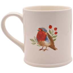 The Seasonal Gift Co. Robin Dad Mug - Size: 10 x 14 x 9cm - White - Wilko - thumbnail 1