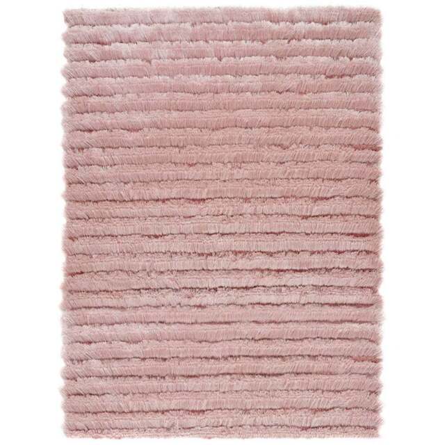 Origins Carved Glamour Abode Rose Rug 160 x 230cm - Pink - Origins Rugs - Wilko - image 1