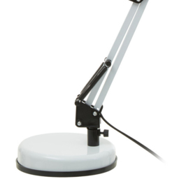 Premier Housewares Finley White Desk Lamp - Size: 16 x 18 x 47cm - Wilko - thumbnail 5