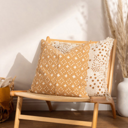 Yard Helm Yolk Organic Woven Cushion - Size: 50 x 50 cm - Multi - Yard Living - Wilko - thumbnail 7