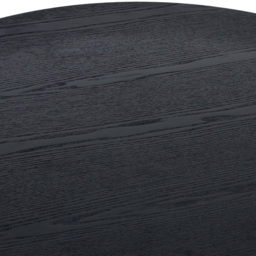 Julian Bowen Louis Black Fluted Round Coffee Table - Size: 45.5 x 80 x 80cm - Wilko - thumbnail 5