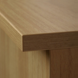 R White Cabinets 2 Shelf Brown Desk Height Wide Bookcase - Size: 72.8 x 60 x 54cm - Wilko - thumbnail 4